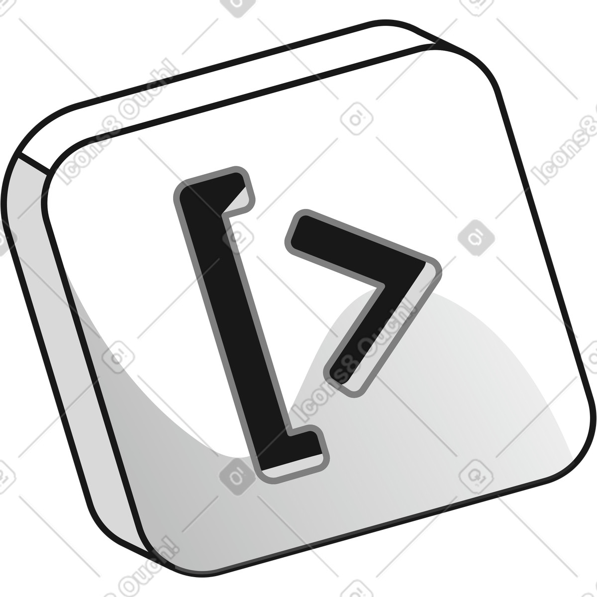 Ilustração de Login em no estilo Futuristic para baixar em PNG, SVG