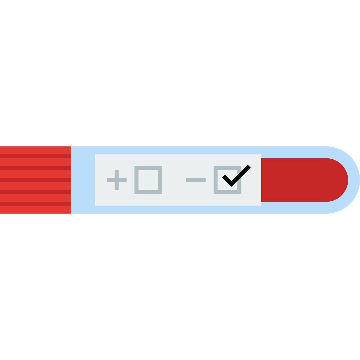 Risultato del test negativo illustrazione in stile Fogg scarica in PNG, SVG