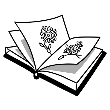 An open book lies on a flat surface, displaying multiple pages filled with intricate mehendi designs. The pages show a variety of patterns, including floral motifs, geometric shapes, and leafy vines, all intricately detailed. The designs range from simple to complex, showcasing different styles of mehendi art. The book has a textured cover, and a few pages are slightly turned to reveal even more designs. The lighting highlights the fine lines and details of the mehendi patterns.