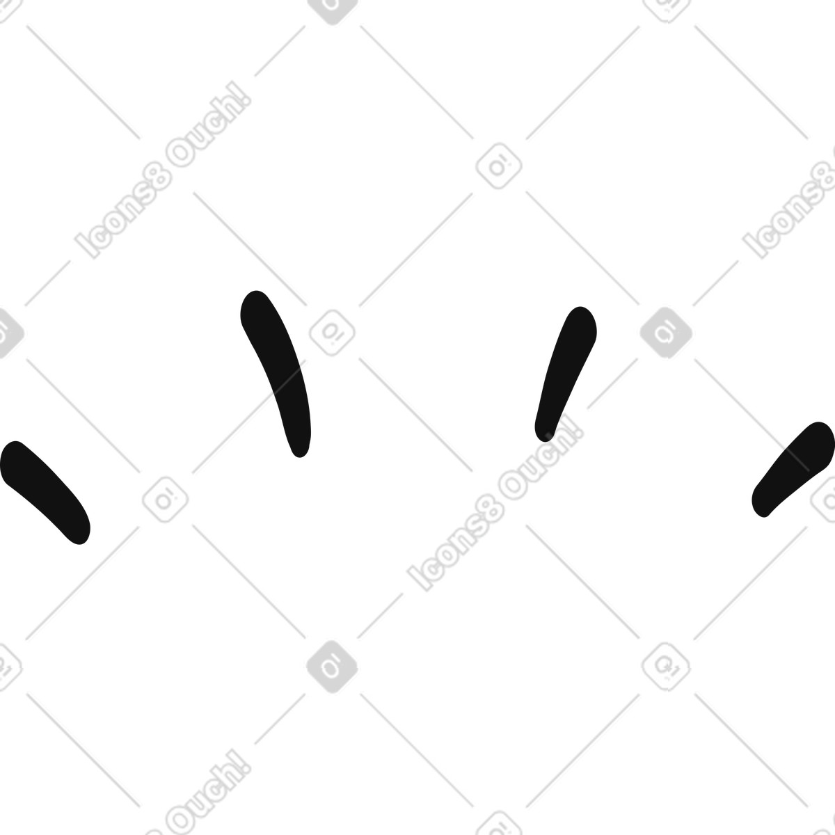 Иллюстрация Lines decorative emphasis marks radiating outward around central space в стиле Organic — скачать в форматах PNG, SVG