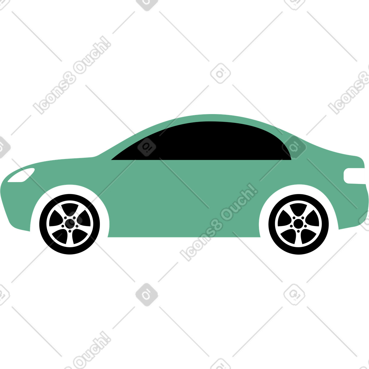 Network スタイルの 自動車 のイラストをPNG、SVG形式でダウンロード