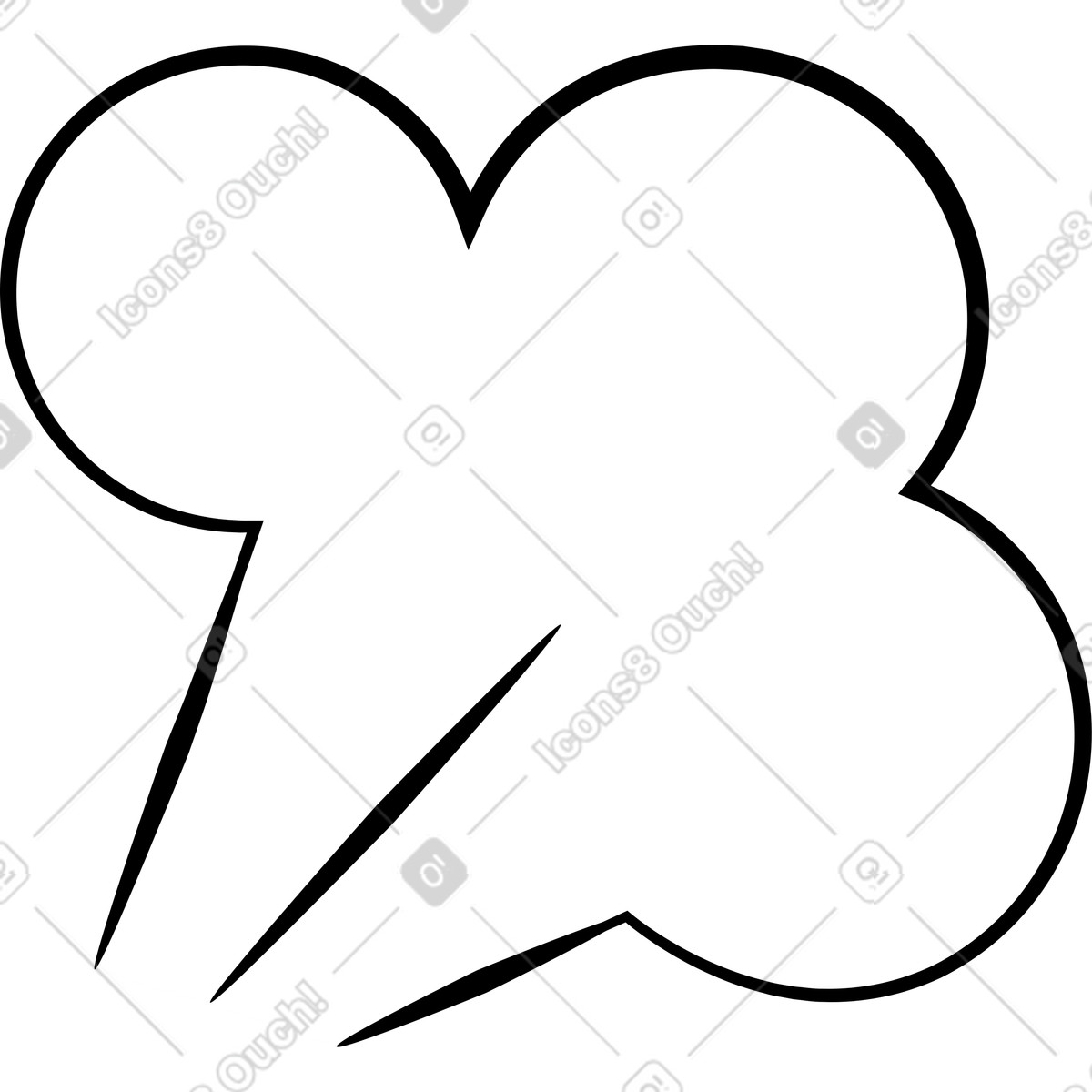 Ilustración Forma en estilo Looney a descargar en PNG y SVG