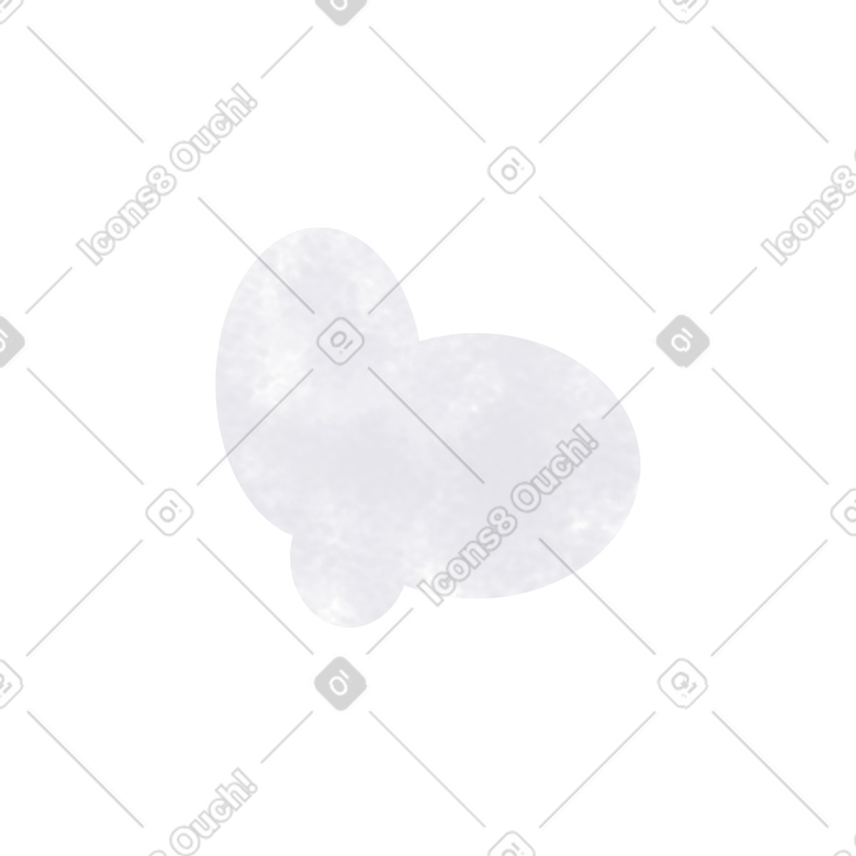 Cloud-Illustration im Family-Stil als Download in PNG, SVG