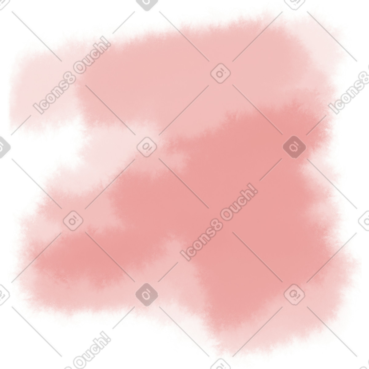Illustration Pink uneven watercolor stain dans le style Moments à télécharger aux formats PNG, SVG