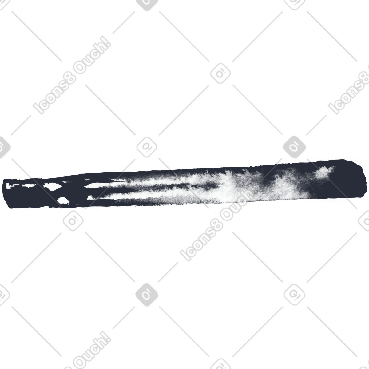 Ilustração de Bastão em no estilo Inky para baixar em PNG, SVG