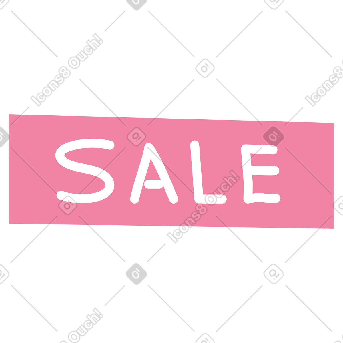 Segno di vendita illustrazione in stile Notes scarica in PNG, SVG