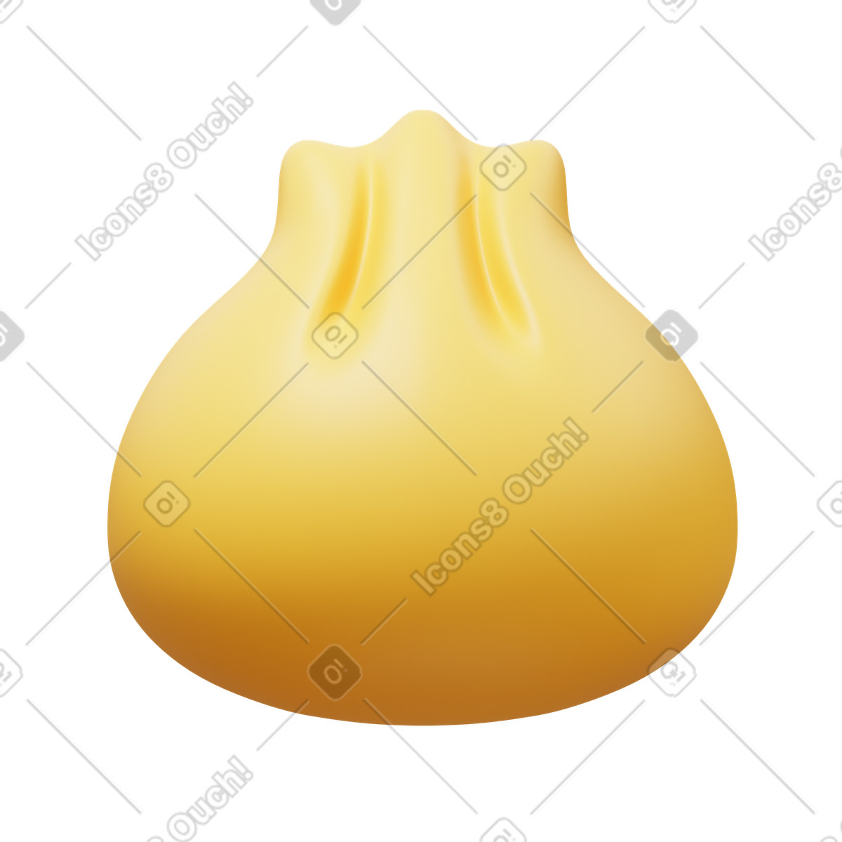 Dim sum illustration in 3D Fluency style download in PNG, SVG