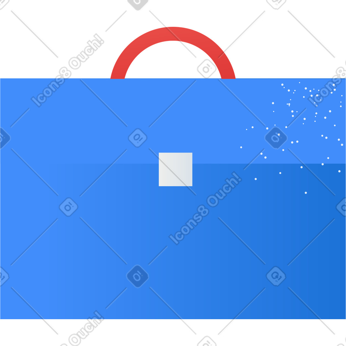 Work case illustration in Clip style download in PNG, SVG