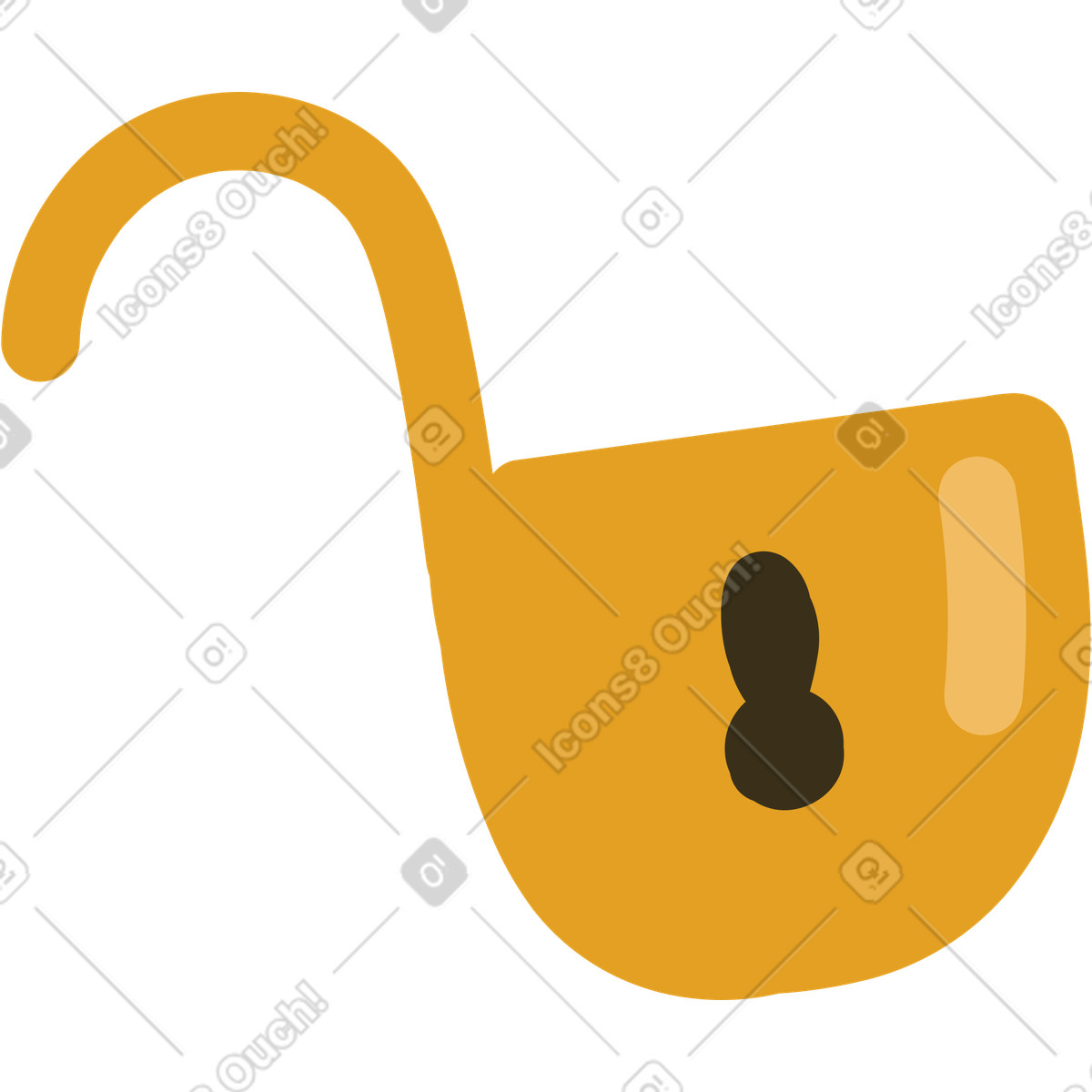 下载 Arabica 风格的 锁解锁 插画，支持 PNG、SVG 格式