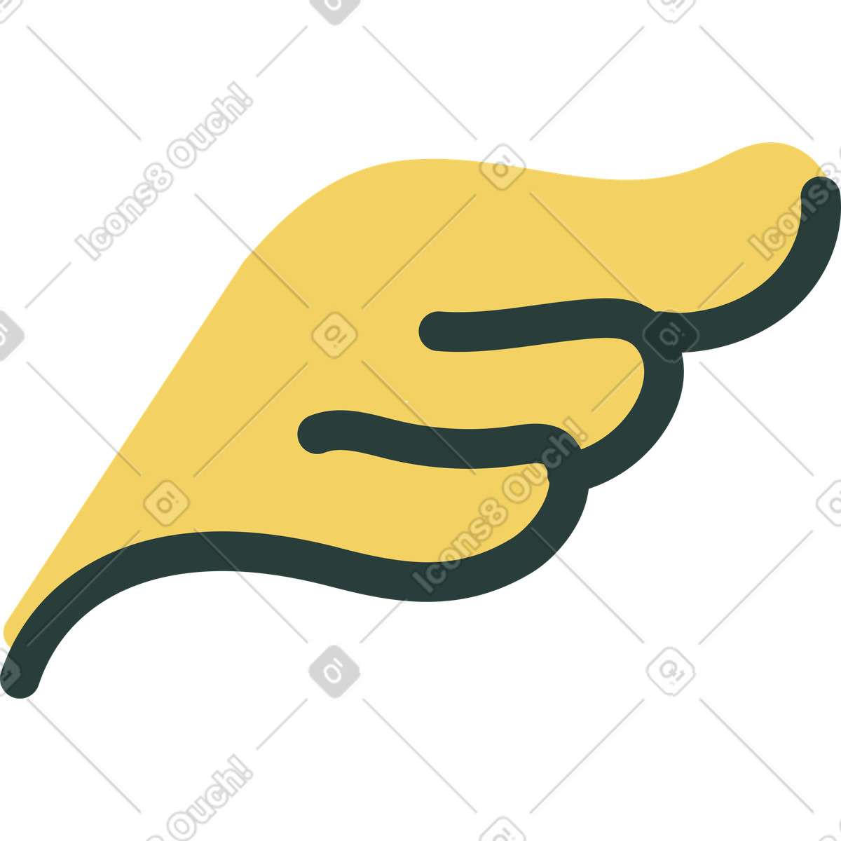 下载 Macaroni 风格的 翅膀 插画，支持 PNG、SVG 格式