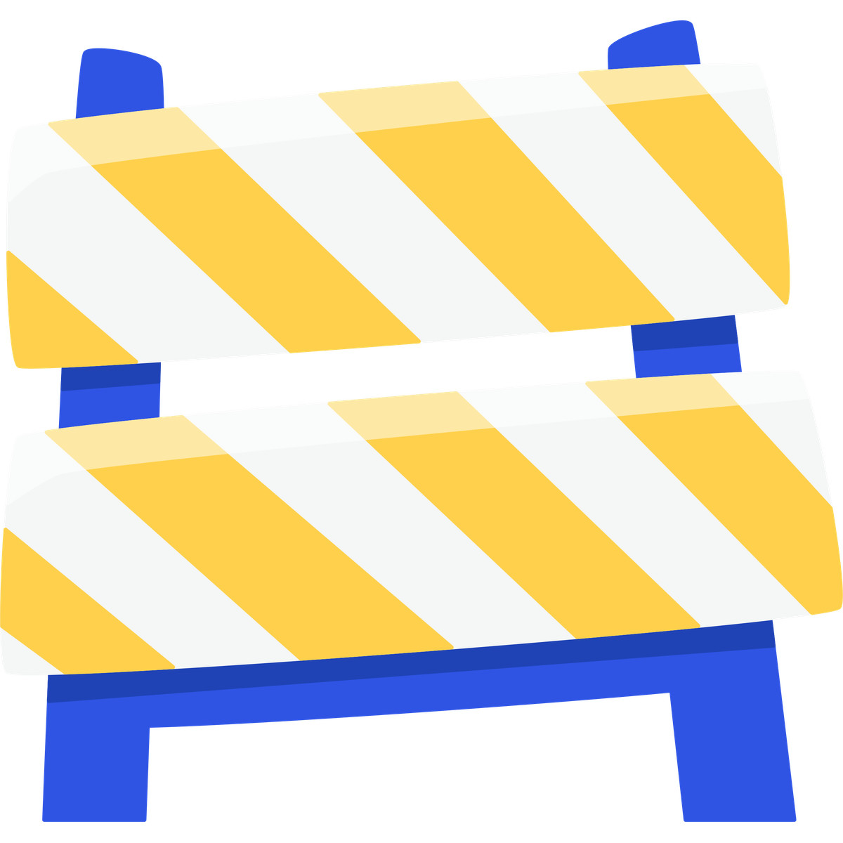 Bouncy スタイルの Roadblock のイラストをPNG、SVG形式でダウンロード