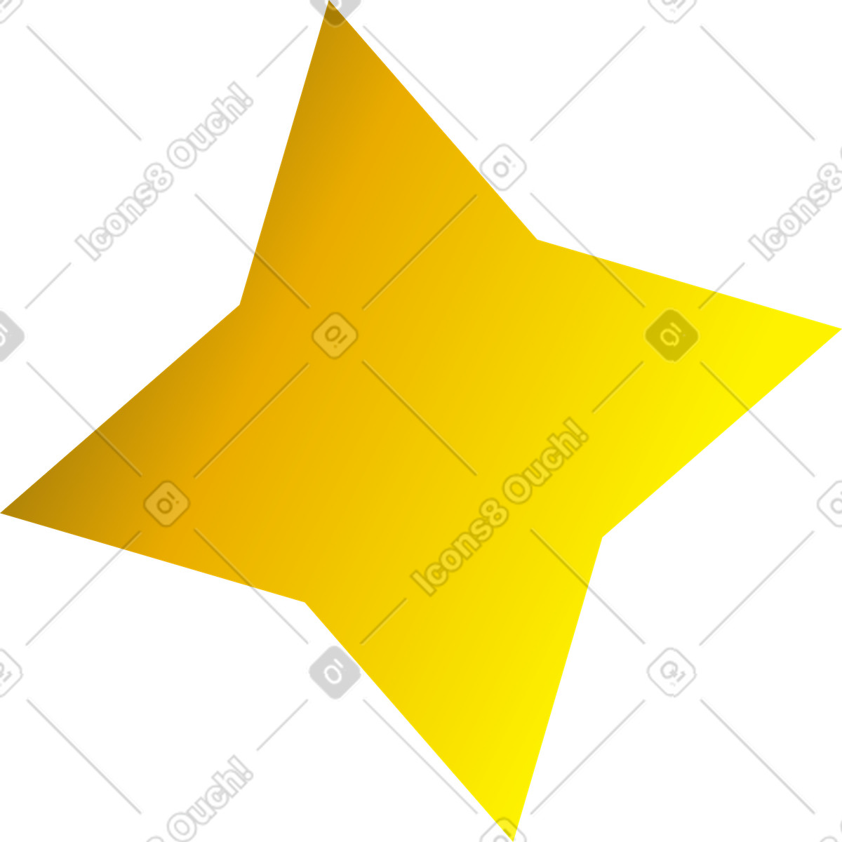 Stella scintillante illustrazione in stile Silky scarica in PNG, SVG
