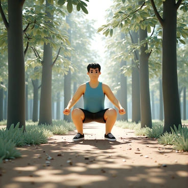 Sumo squat