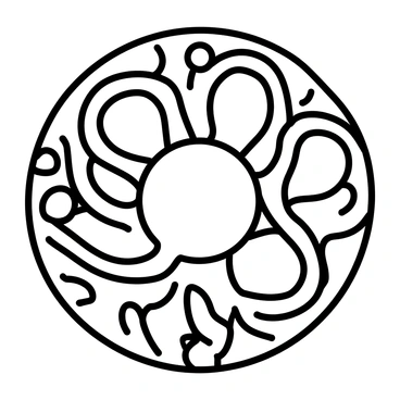 A mandala in black outline, featuring intricate patterns of winding roads and paths that intertwine and loop around each other. The roads vary in width and have sharp turns and gentle curves, creating a sense of movement and flow. Each path connects to circular and geometric shapes, symbolizing different phases of life. The overall design is symmetrical and balanced, with detailed line work that emphasizes the complexity of life's journey and adventures.