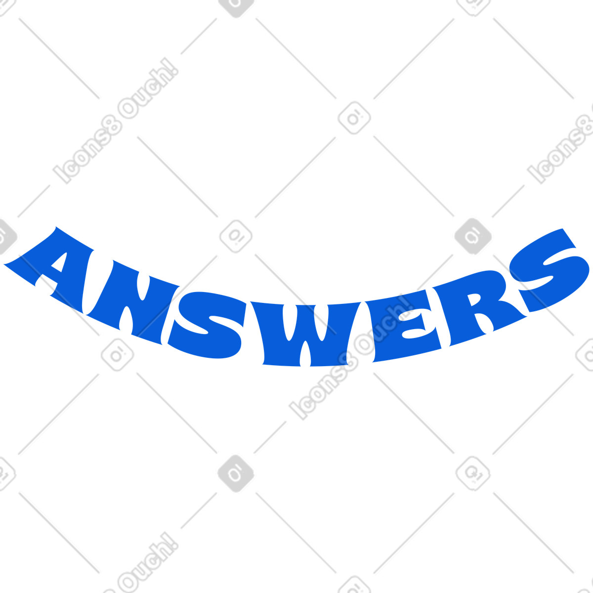 Ilustração de Respostas letras em no estilo Handy Line para baixar em PNG, SVG