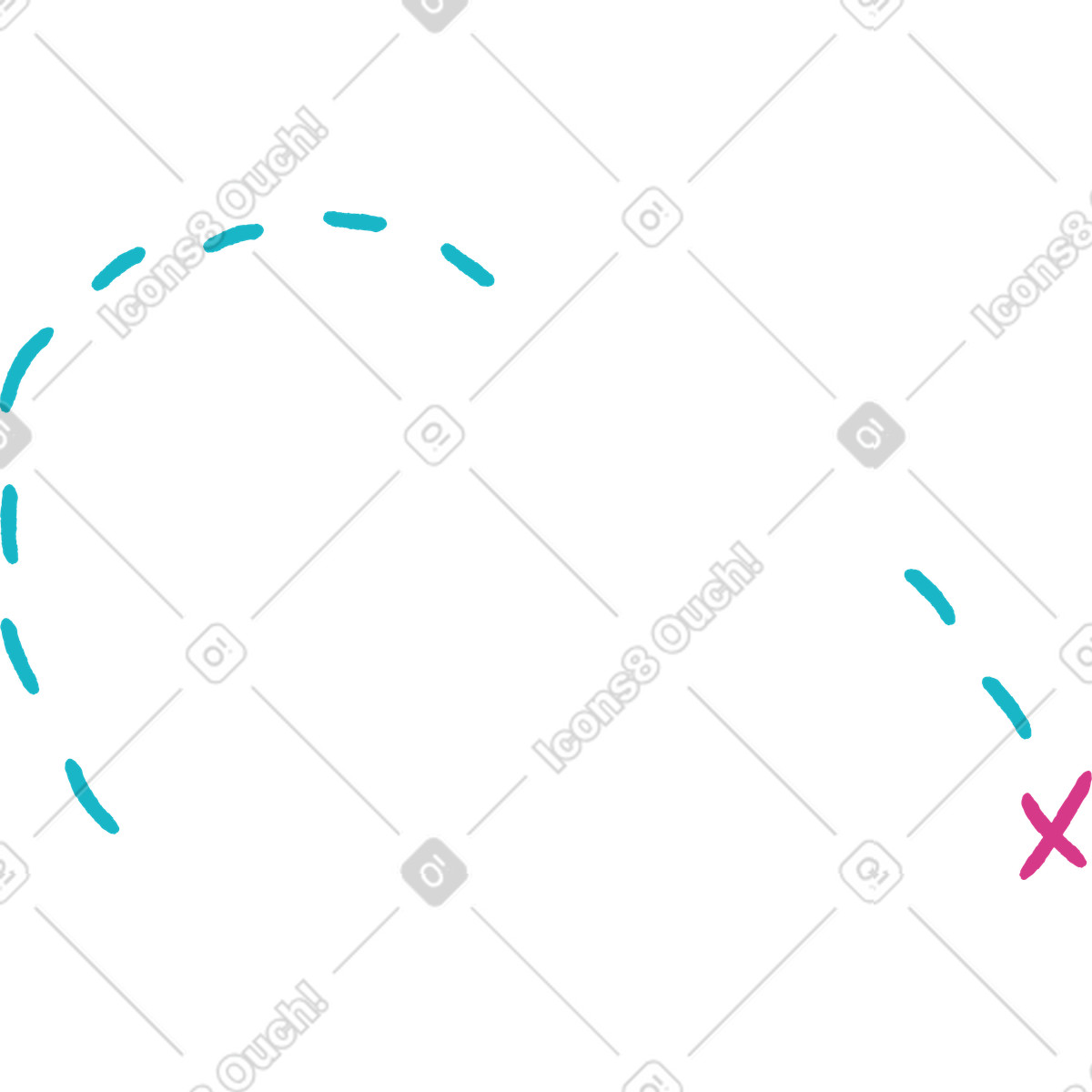 Way illustration in Lime style download in PNG, SVG