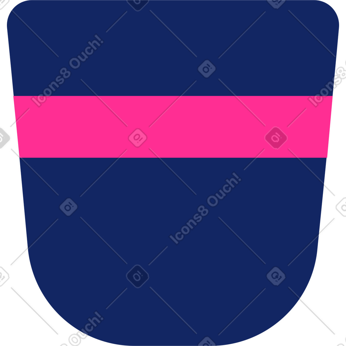 Vaso di fiori illustrazione in stile Cyborg scarica in PNG, SVG