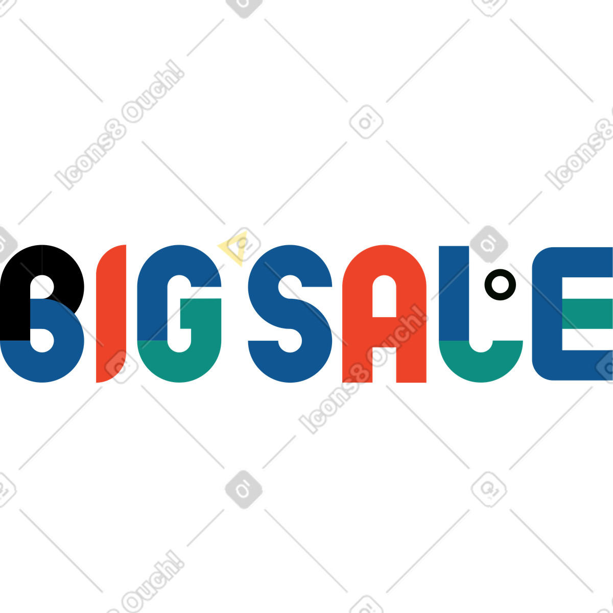 Illustration Grande vente dans le style Polar à télécharger aux formats PNG, SVG