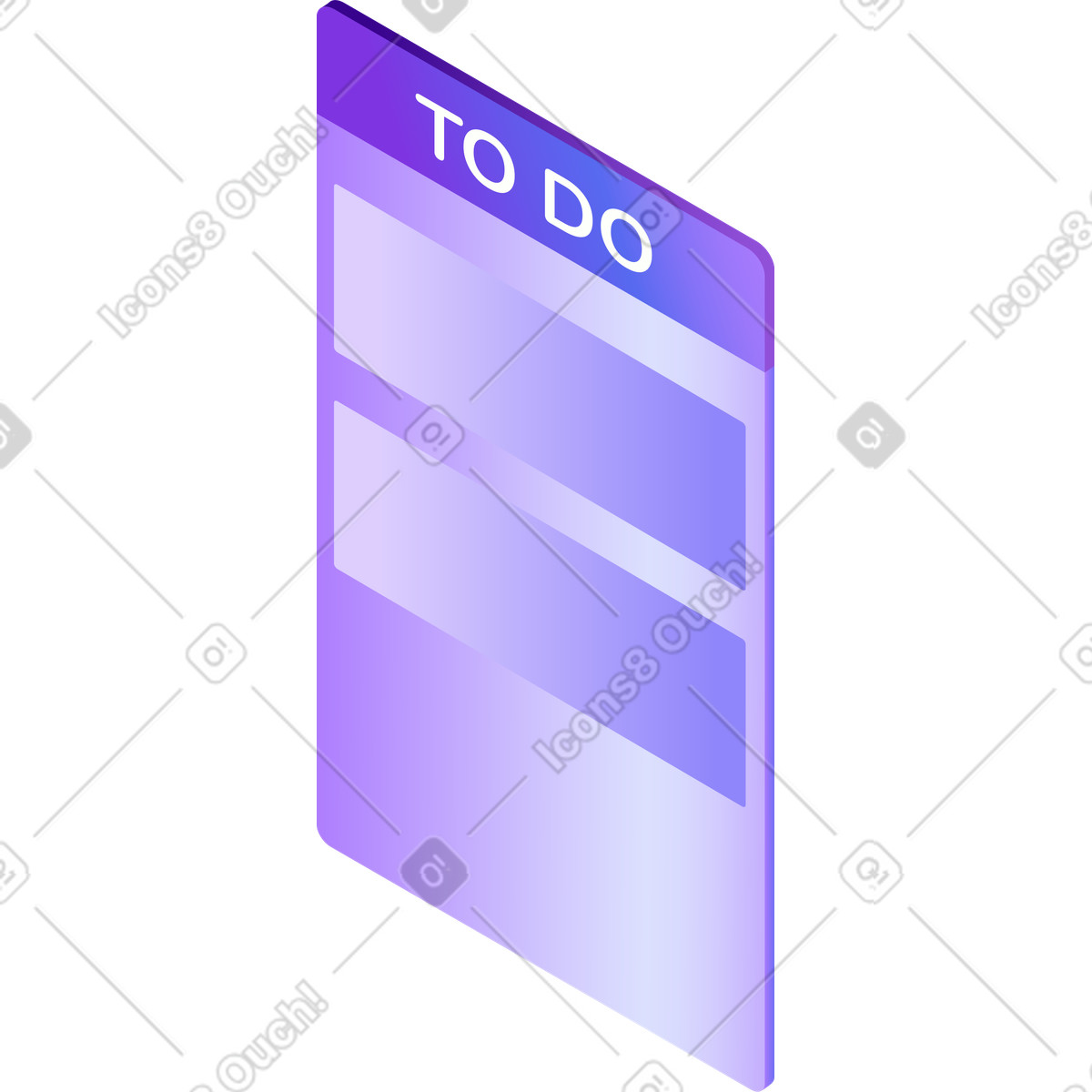 Illustration Tableau kanban à faire dans le style Hi-tech télécharger aux formats PNG, SVG