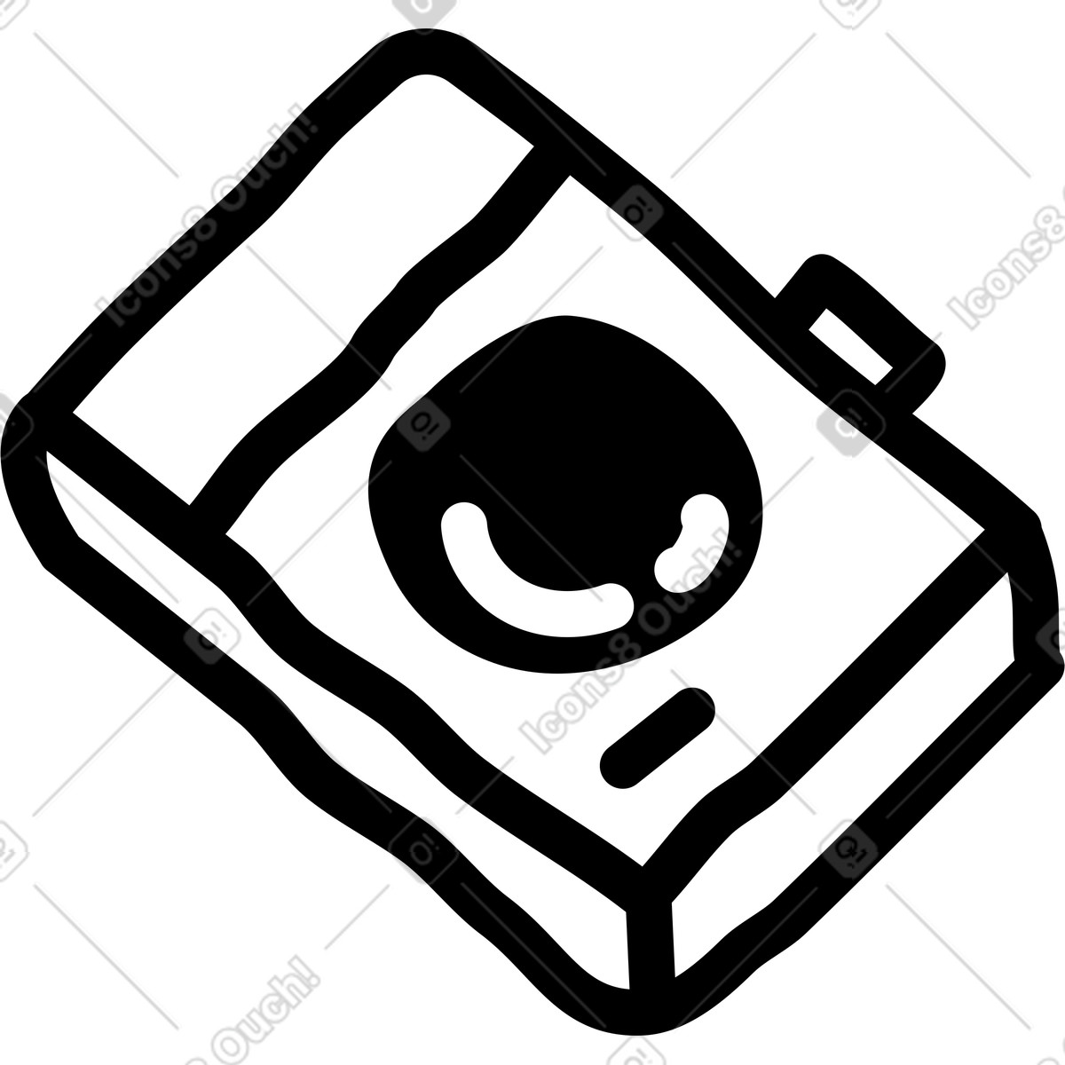 Telecamera illustrazione in stile Notes scarica in PNG, SVG