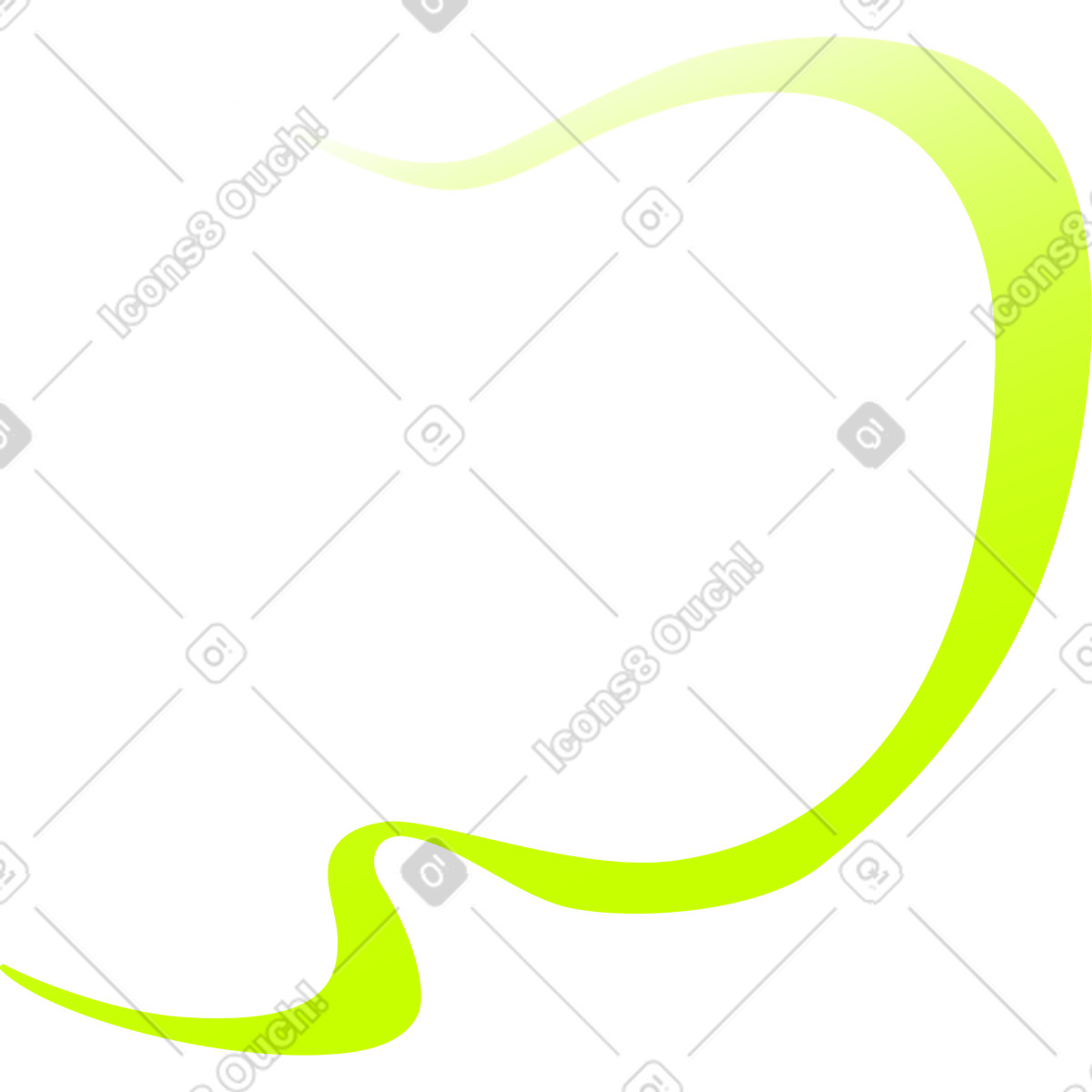 Fumo verde illustrazione in stile Space scarica in PNG, SVG