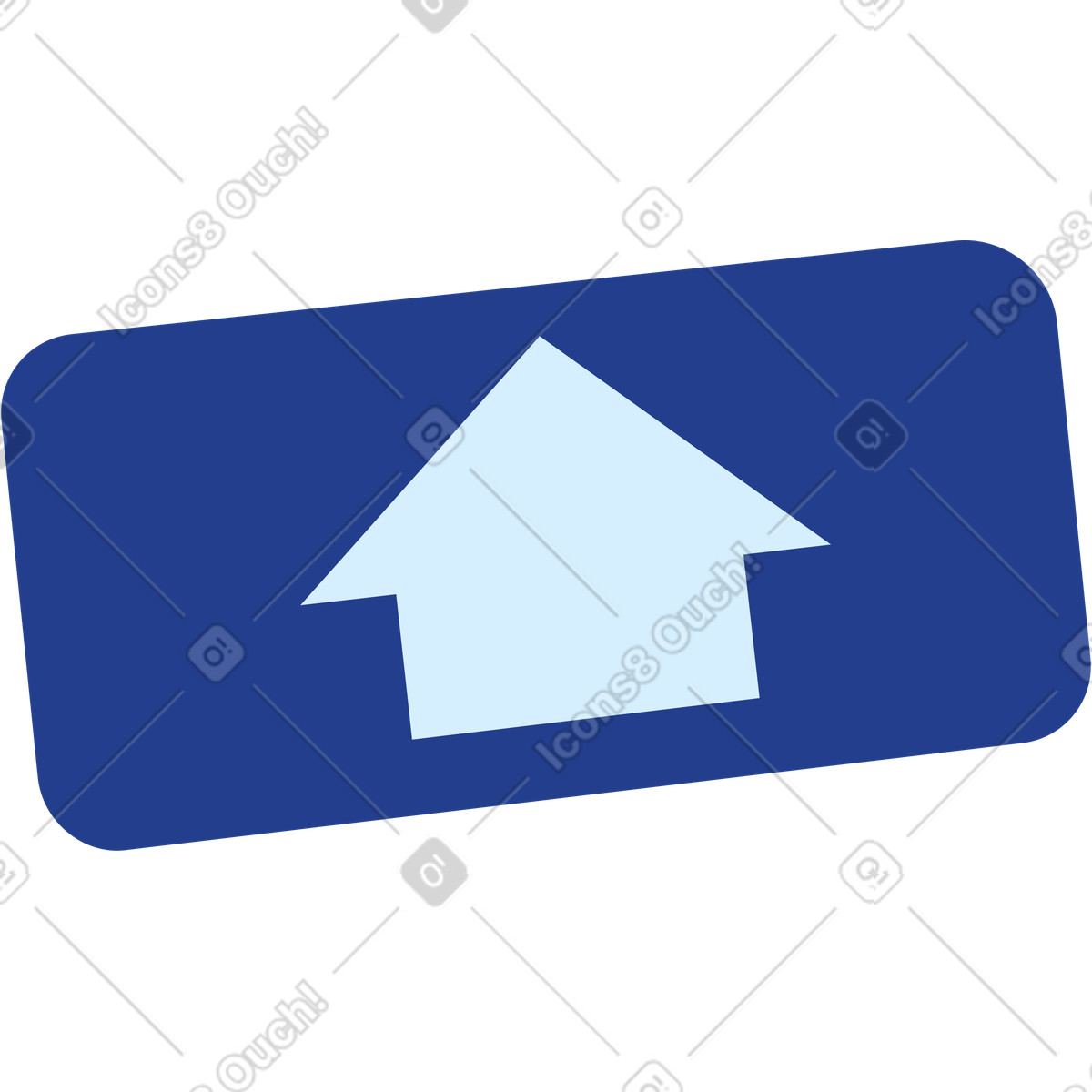 Ilustração de Ícone seta para cima em no estilo Quantum baixar em PNG, SVG