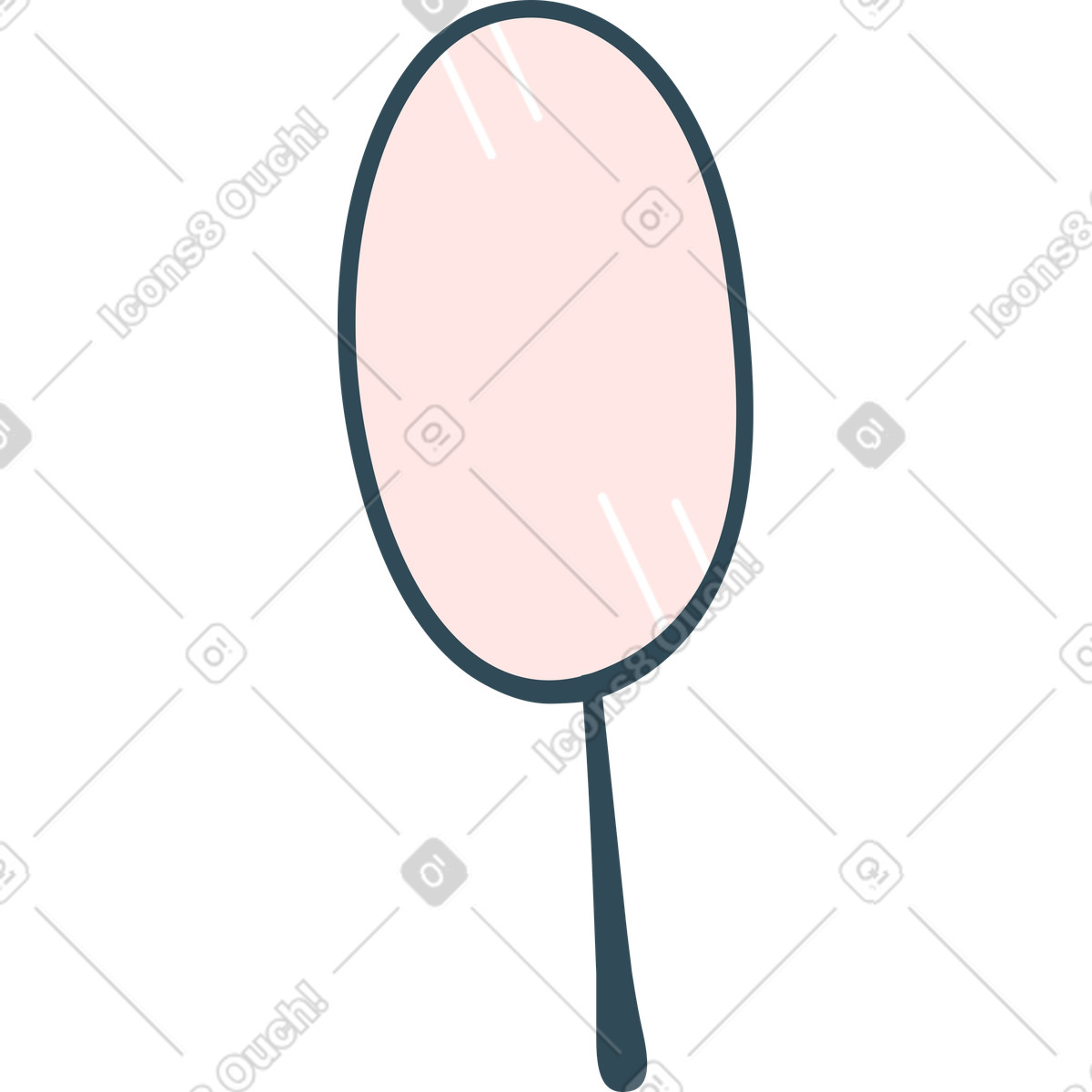 Specchio illustrazione in stile Kingdom scarica in PNG, SVG