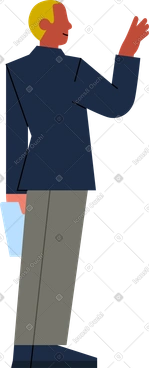 Homme debout PNG, SVG