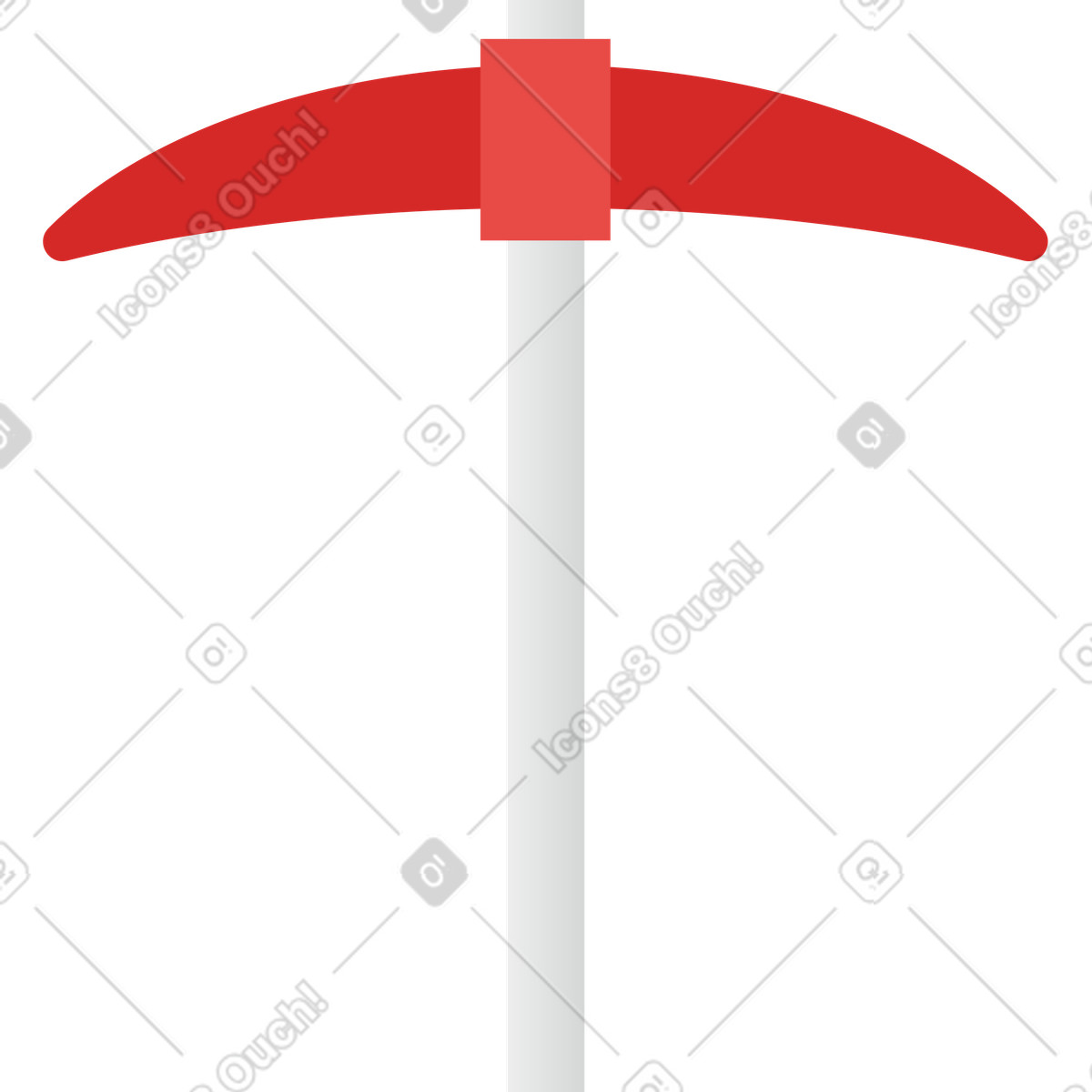 Piccone illustrazione in stile Clip scarica in PNG, SVG