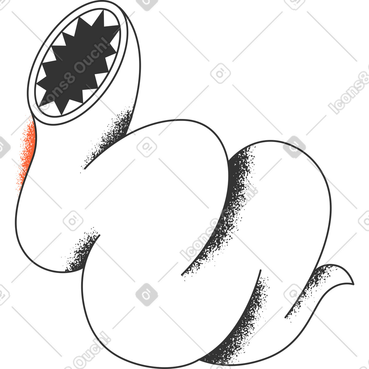 Monster illustration in PNG, SVG