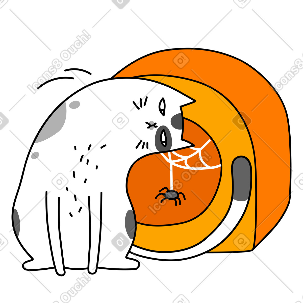 Ilustração de Hora limpar em no estilo Purr para baixar em PNG, SVG