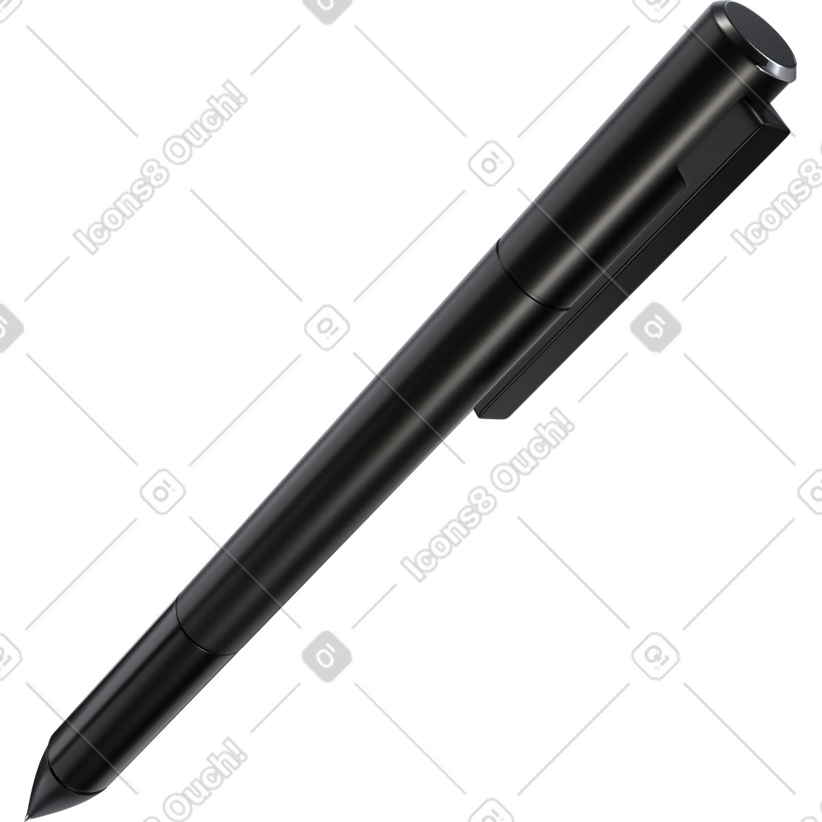 Pen tool, document editing, business writing illustration in PNG, SVG