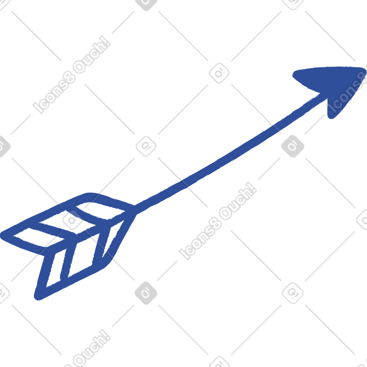 Arrow illustration in Lime style download in PNG, SVG