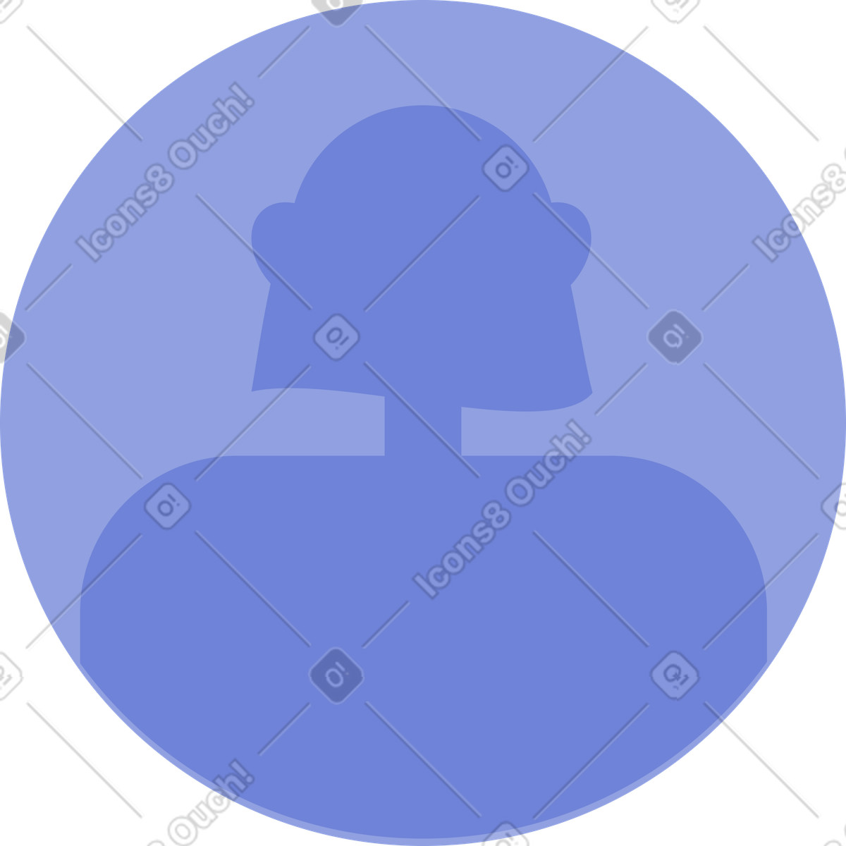 Frauensymbol-Illustration im Juicy-Stil als Download in PNG, SVG