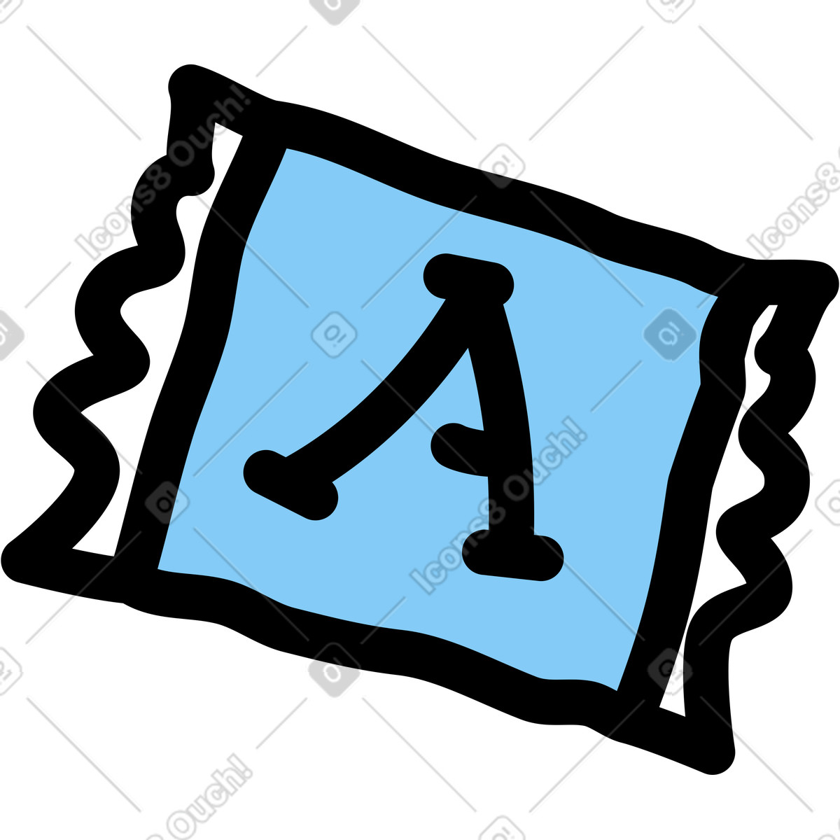 Ilustración Galletas con un logo en estilo Notes a descargar en PNG y SVG