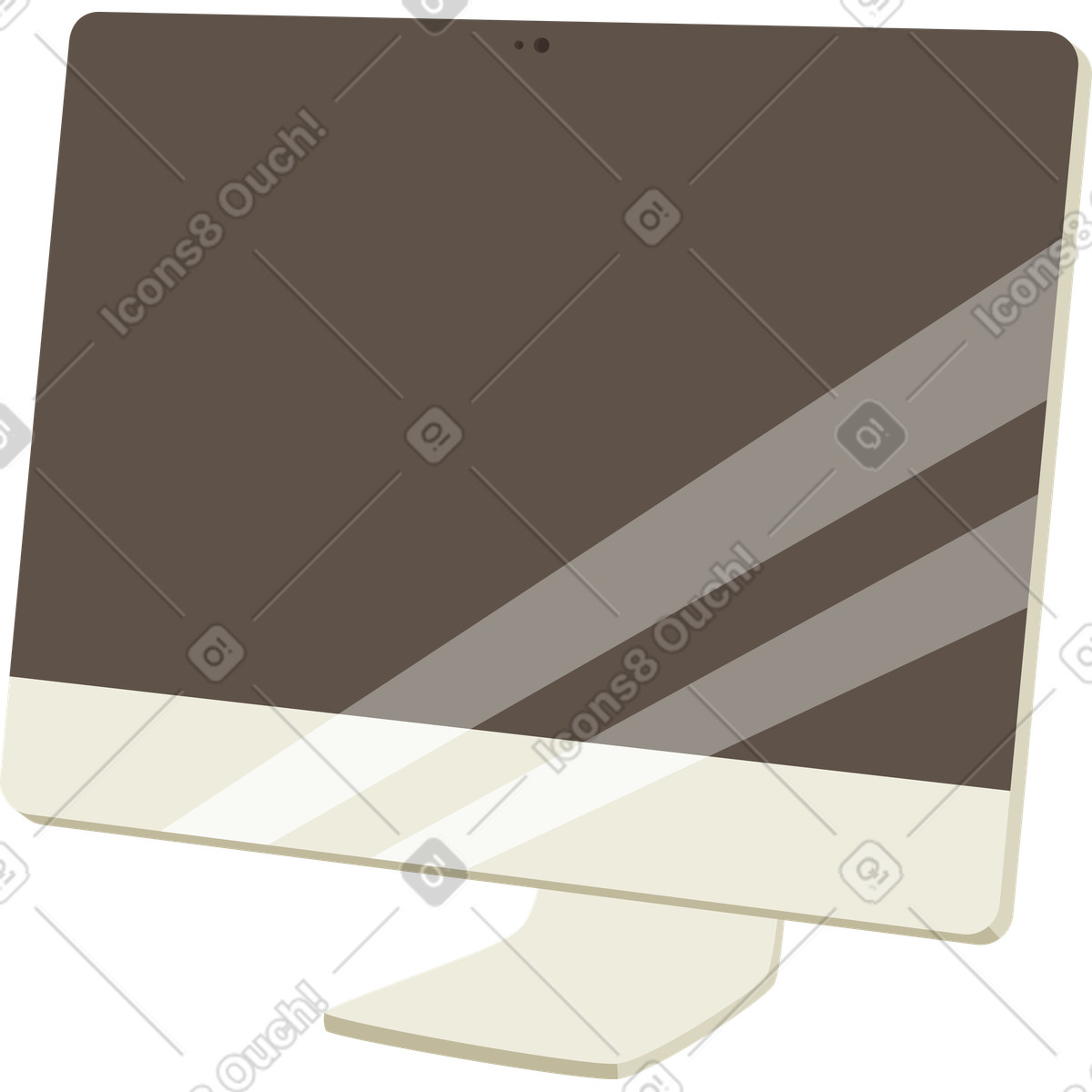 Display bianco illustrazione in stile Social scarica in PNG, SVG