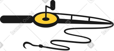 Fishing rod PNG, SVG