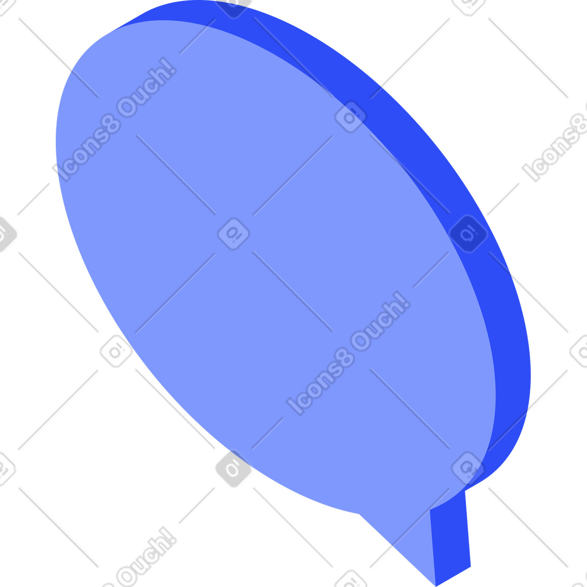 下载 System 风格的 Speech bubble blank chat symbol for messaging and communication concepts 插画，支持 PNG、SVG 格式