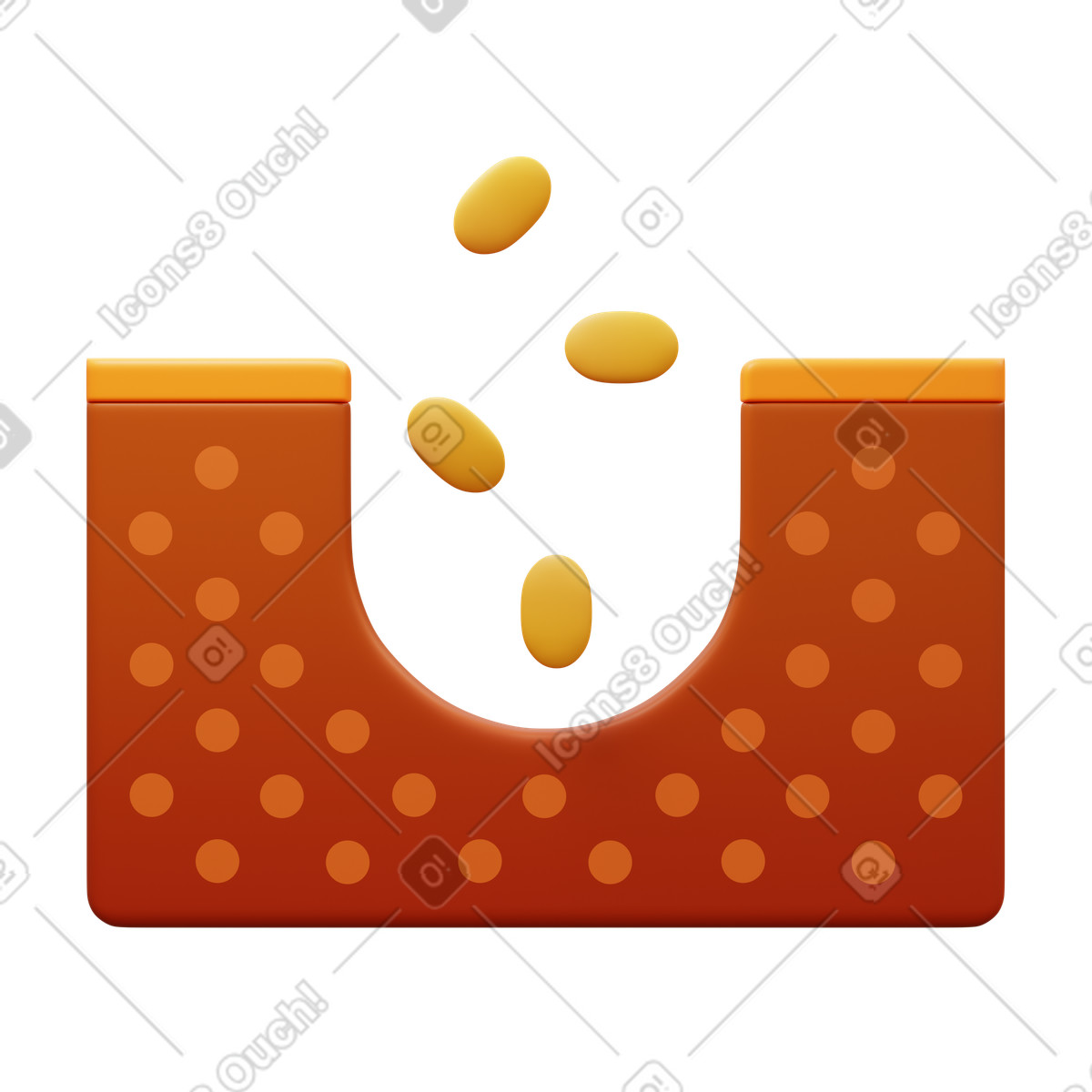 Seeding illustration in 3D Fluency style download in PNG, SVG