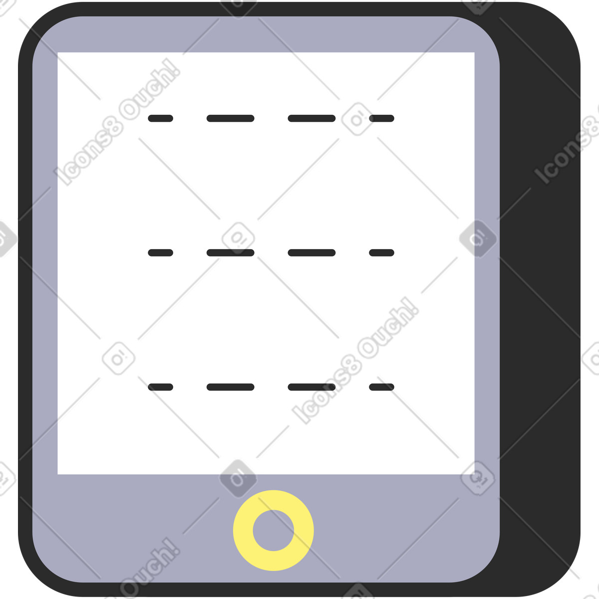 Pad con un elenco illustrazione in stile Marginalia scarica in PNG, SVG