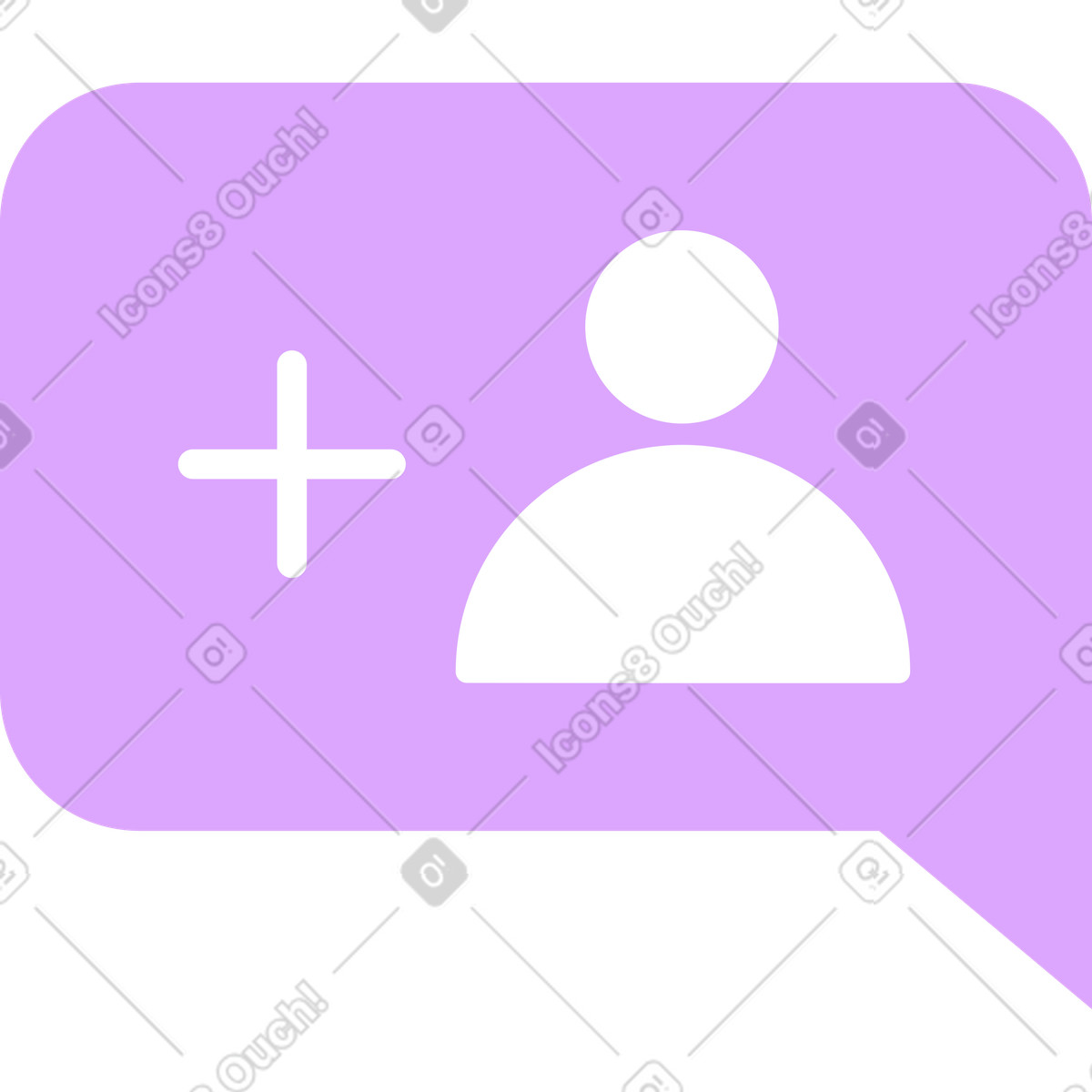 New follower bubble illustration in Grapy style download in PNG, SVG