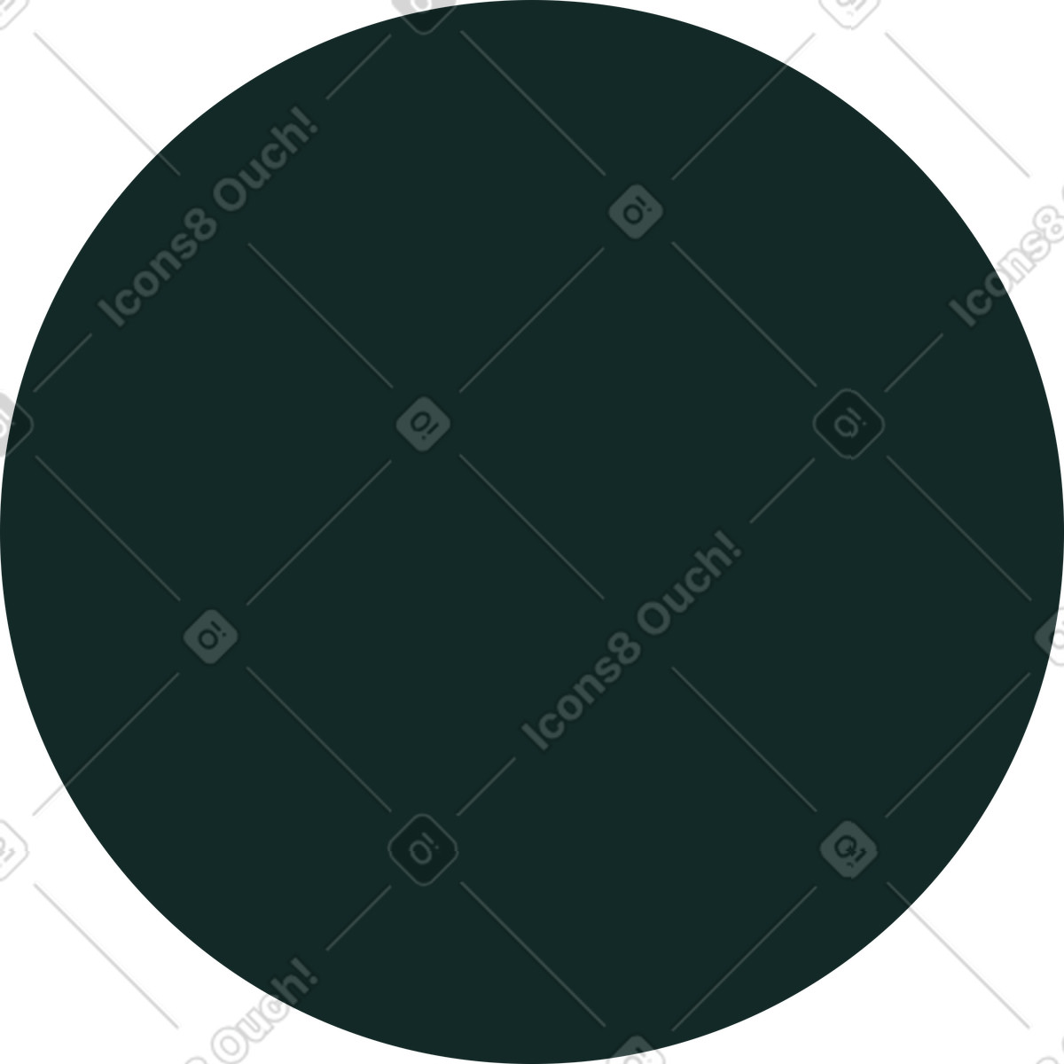 Ilustración Círculo simple en estilo Concept a descargar en PNG y SVG