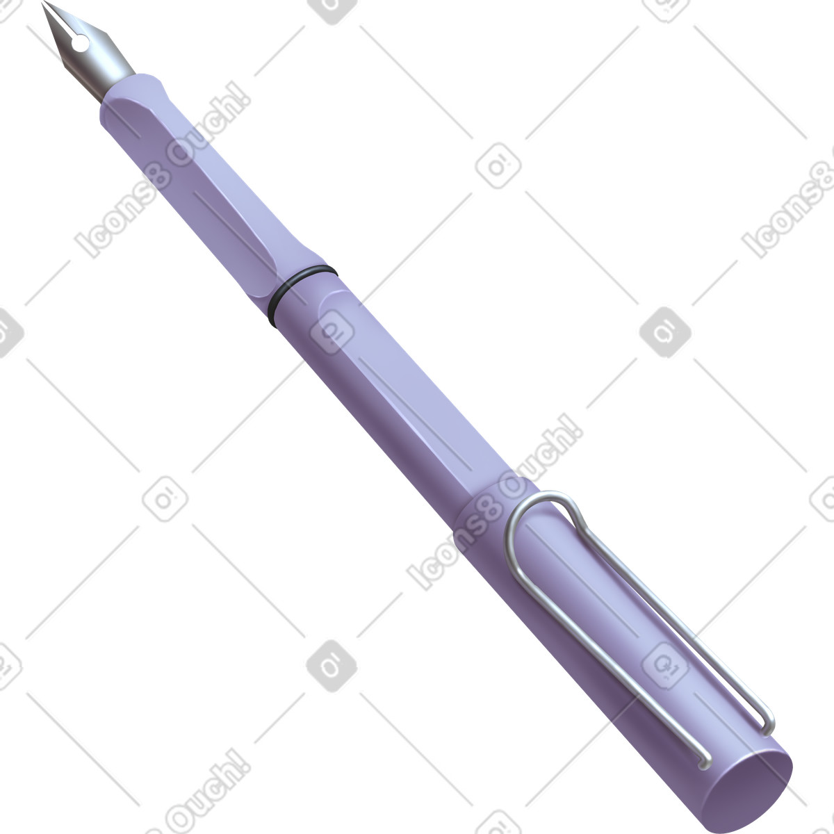 Ilustração de Fountain pen em no estilo Props para baixar em PNG, SVG