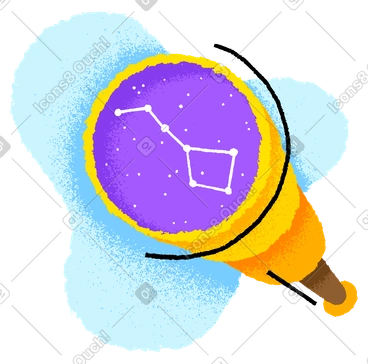 Searching something using telescope PNG, SVG