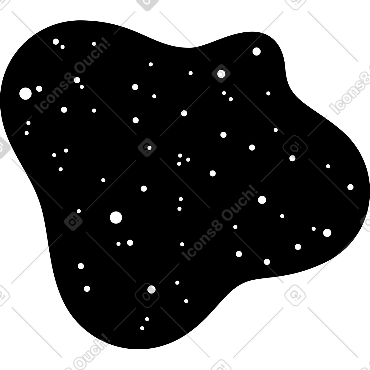 Night sky background illustration in Transistor style download in PNG, SVG