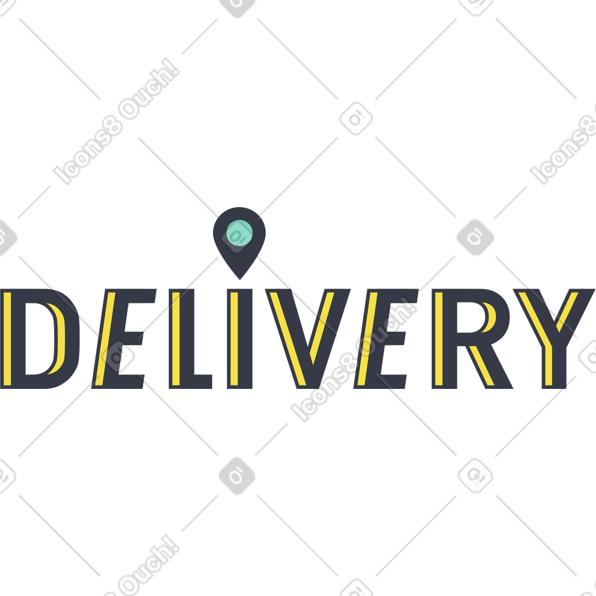 Ilustración Entrega en estilo Abstract a descargar en PNG y SVG