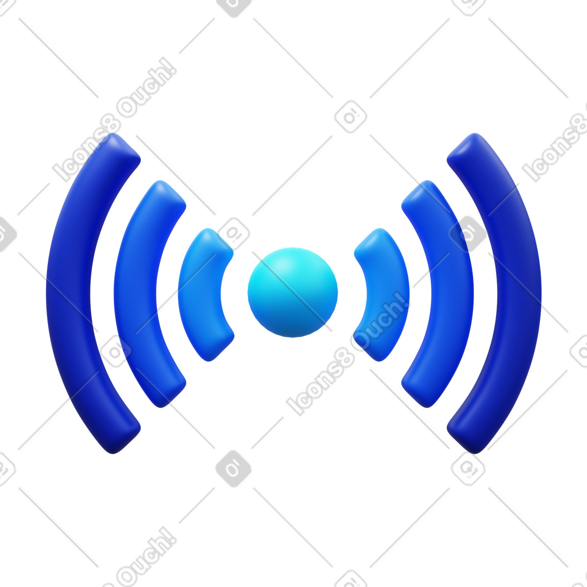 Иллюстрация Rfid signal в PNG и SVG