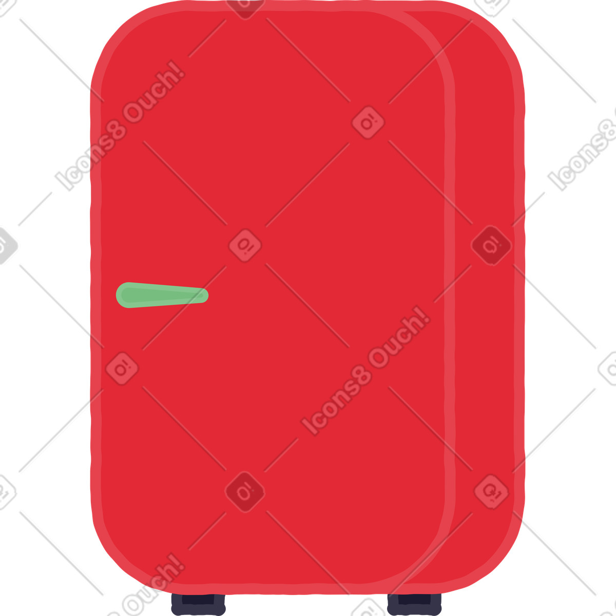 Illustration Frigo dans le style Stripy à télécharger aux formats PNG, SVG