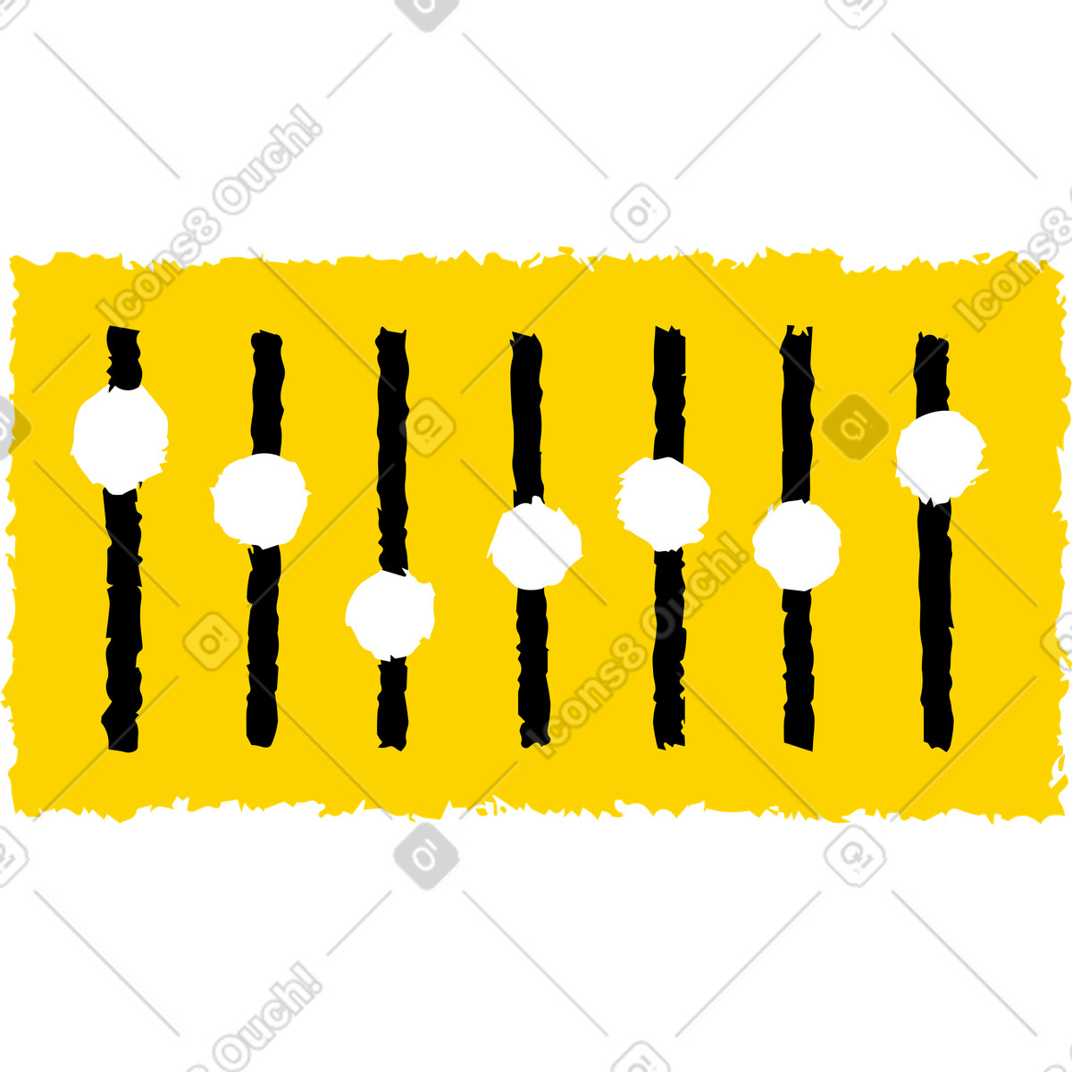 Illustration Égaliseur dans le style Mirage à télécharger aux formats PNG, SVG