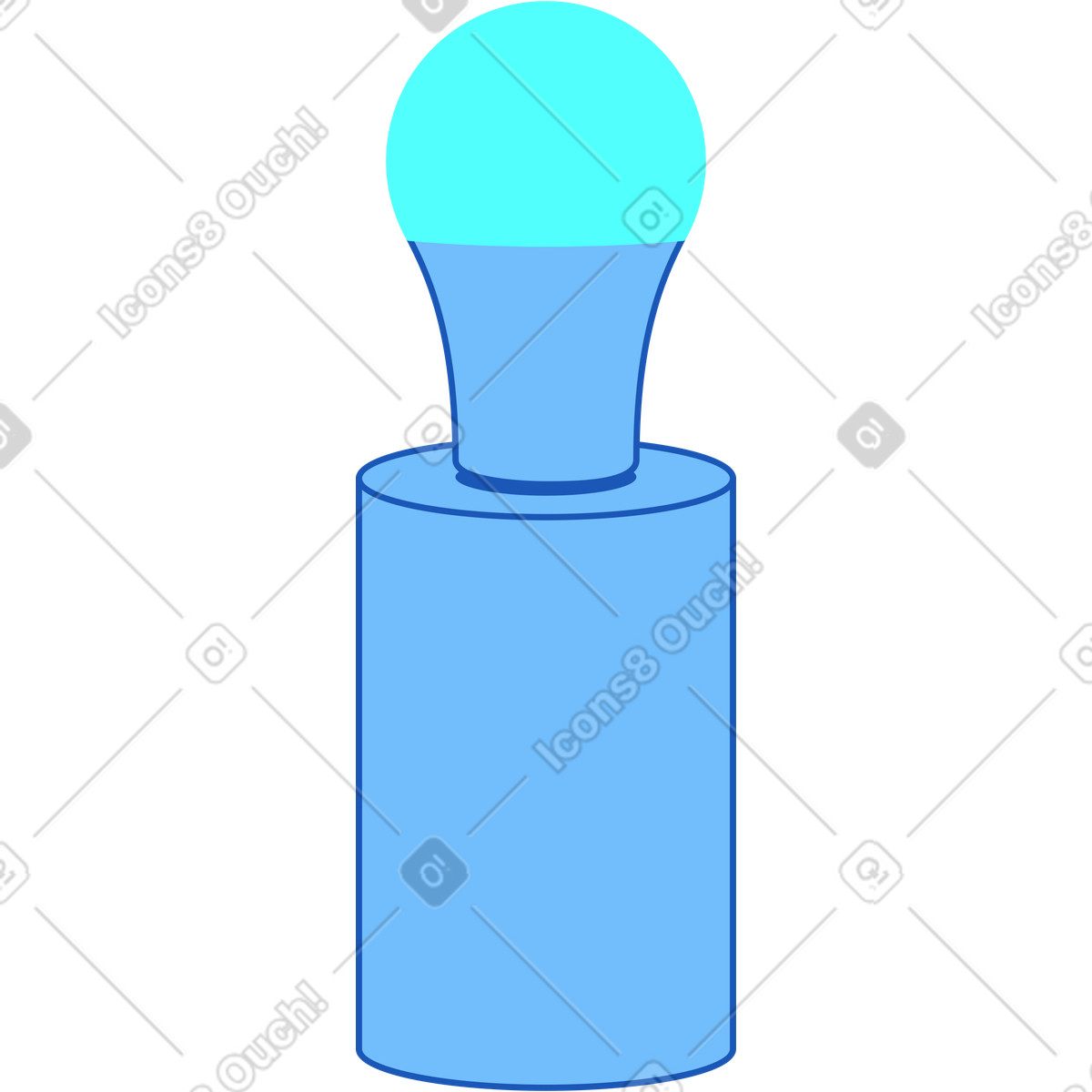 Illustration Lampe dans le style Storyline à télécharger aux formats PNG, SVG